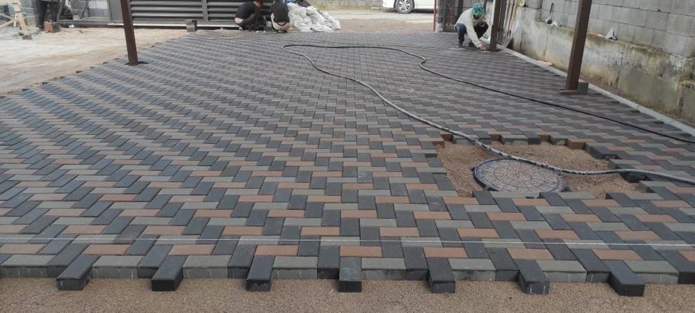 Укладка брусчатки