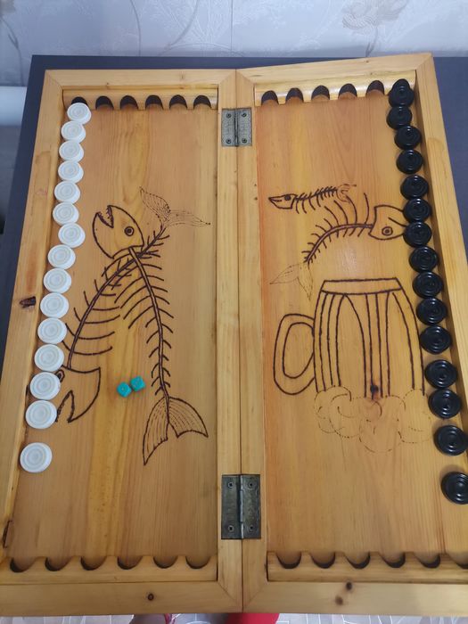 Продам нарды, ручная работа