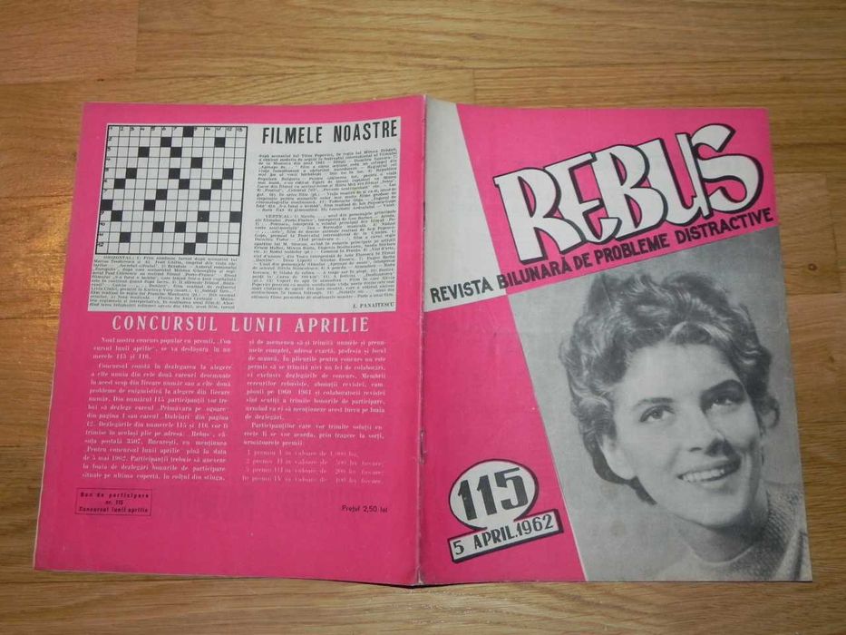 reviste rebus vechi 1957 - 1967 necompletate  rebus plus almanah 2020