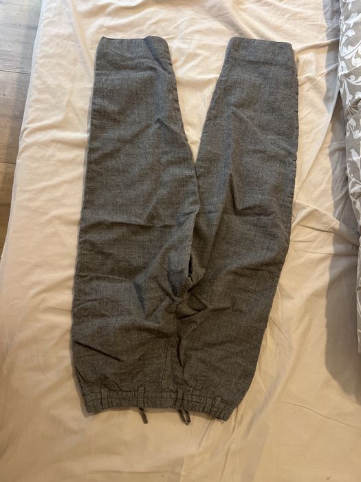 Pantaloni lana subtiri 99% mar S