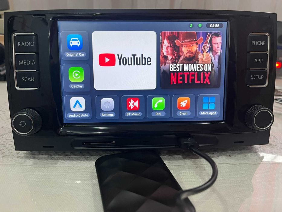 Multimedia RCD 880 vw Touareg-Caravelle-T5-Android auto-Apple-Carplay