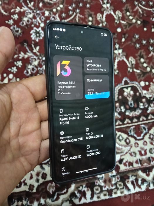 Redmi note 11 pro 5g 8/128