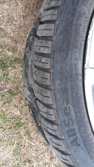 Jante aluminiu +anvelope M+S Continental  215/40/R17,Passat,golf,polo