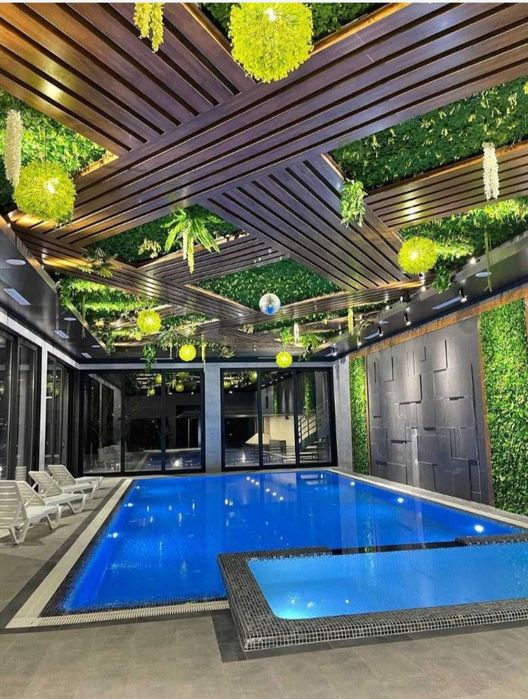 Suniy gazon VA zabor o'rnatish