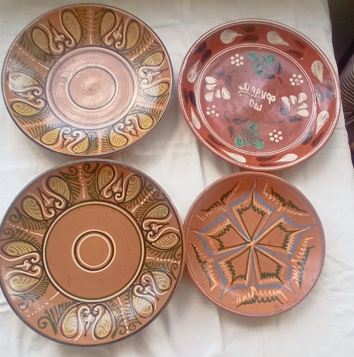 Тарелки глиняные