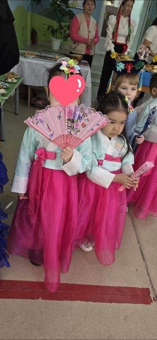 Корейский костюм на девочку 5–8 лет