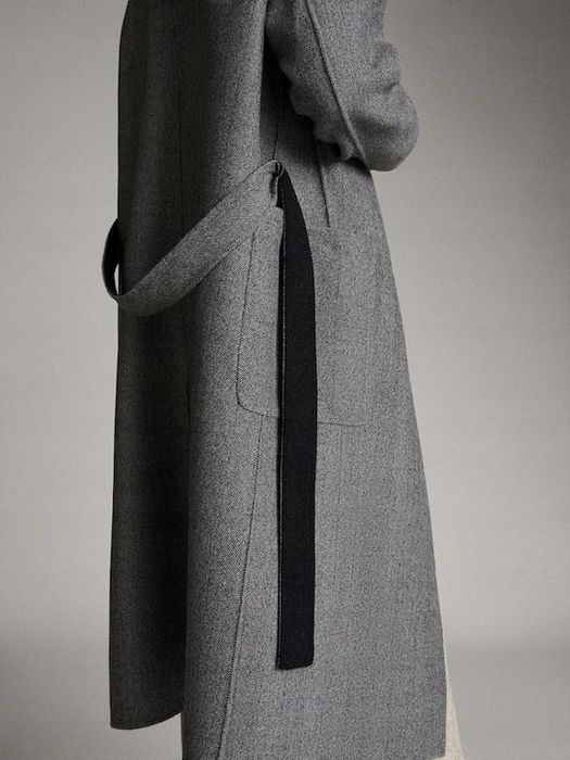 Palton reversibil lana Massimo Dutti