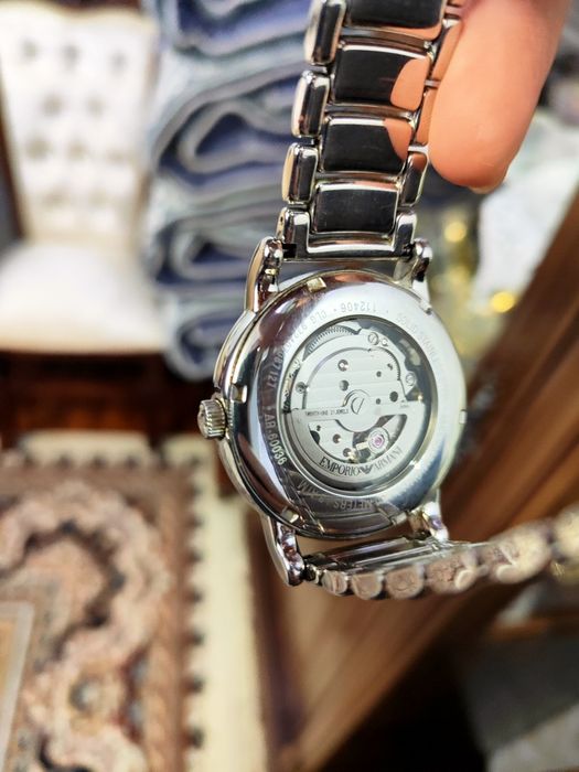 Итальянские механические часы Emporio Armani AR60036 Soat Mexanika
