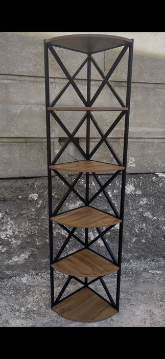 Burchakka quyiladigan loft stelaj