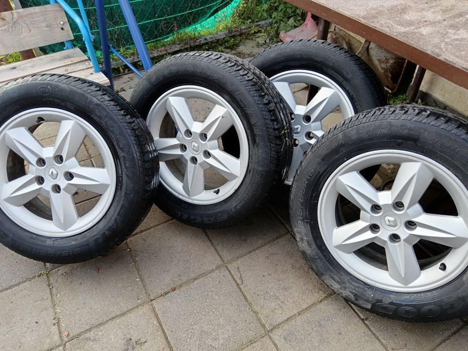 Продавам алуминиеви джанти за рено рх4.,заедно с гумитео