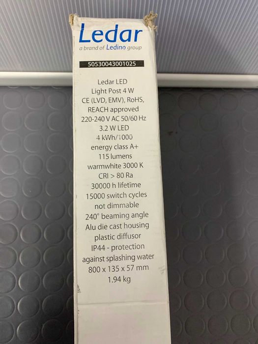 Външна дизайнерска лампа LEDAR Led