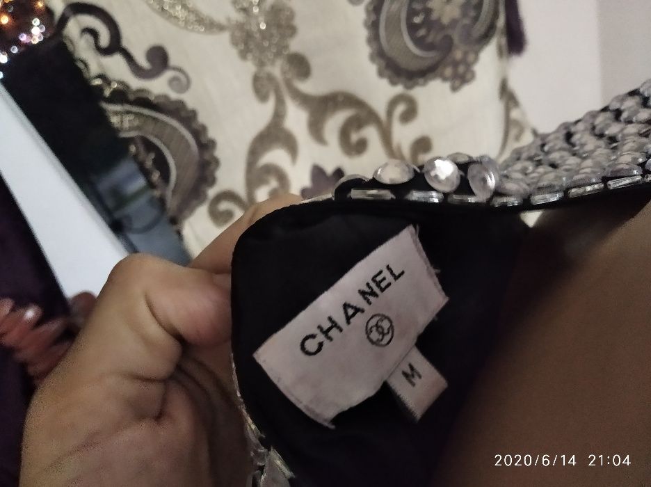 Импортное платье размер М "Шанель"