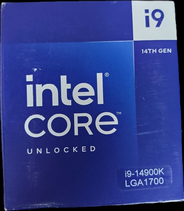 Intel I9 14900k că și nou