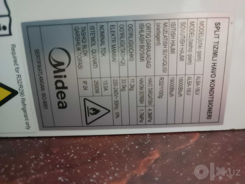 Кондиционер Midea  18 Invertor!
