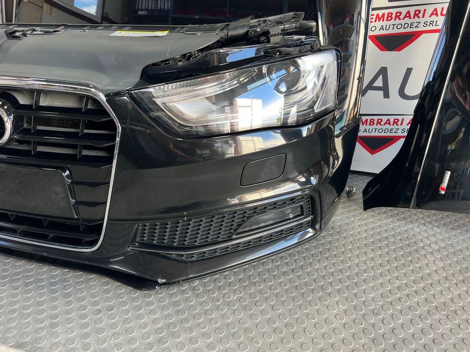 Bot Complet/Fata Bara Capota Faruri Radiatoare Audi A4 B8 S Line FL