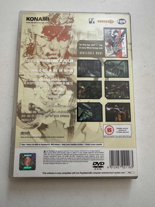 Metal Gear Solid 2 Sons Of Liberty за PS2