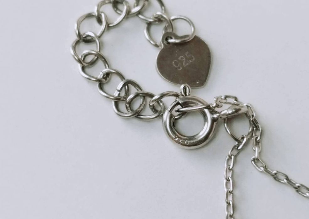 Bratara din argint de 925 cu o inimioara