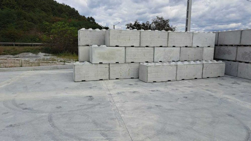 Blocuri din beton (lego), despartitoare, sustinere
