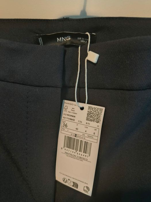Pantaloni drepti cu pense