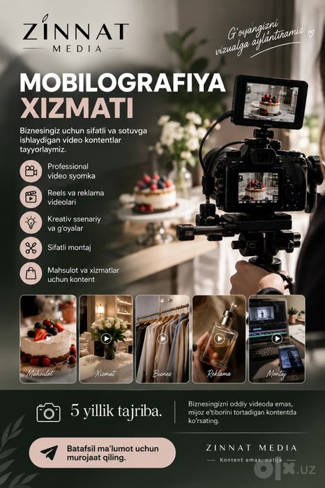 Mobilografiya xizmati !!!