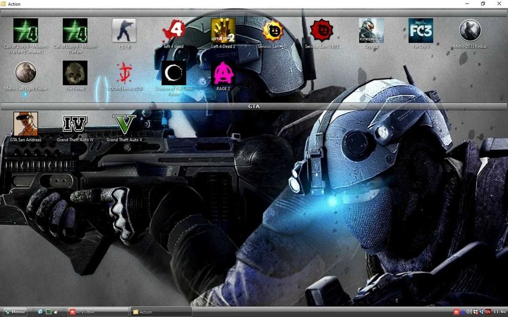 Game club uchun programma