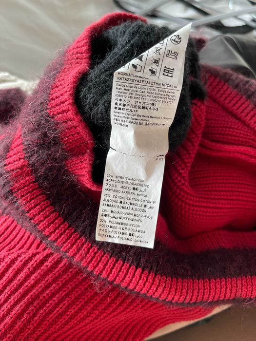 Чисто нова дамска дълга жилетка на Sisley смес от мохер размер М