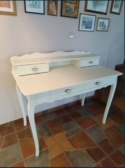 Birou, scrin, masă cu sertare din lemn masiv