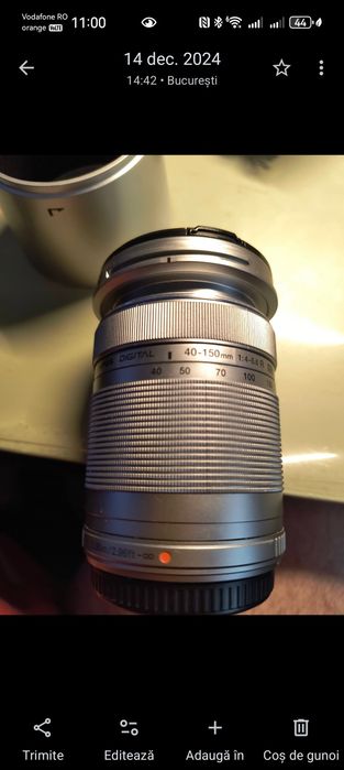 Mirorless Panasonic G7 + obiectiv olympus