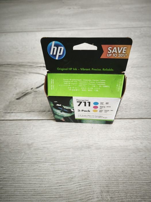 Set 3 Cartușe Originale HP 711 (Cyan, Magenta, Yellow) - DesignJet T120 / T520