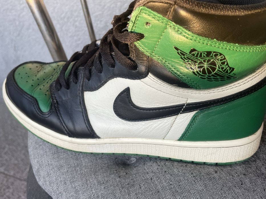 Sneakers Air Jordan 1 Nike High Pine Green OG Autentici