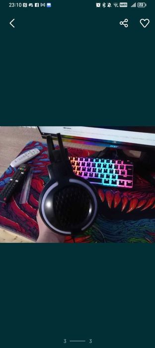 Vnad tastatura de gaming QWERTY +casti de gaming marvo