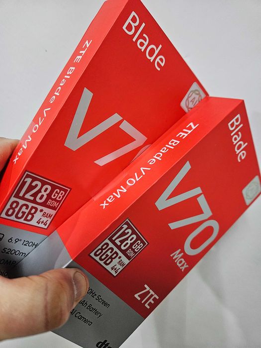 Zte blade V70 Max, 128 Gb, nou la cutie, Garantie.