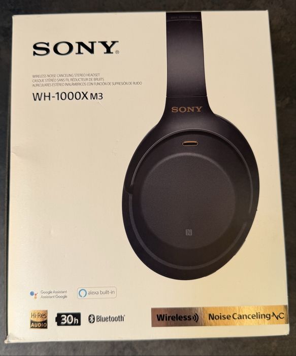 Sony WH 1000 XM3  Bluetooth Слушалки ЗА ЧАСТИ !!!