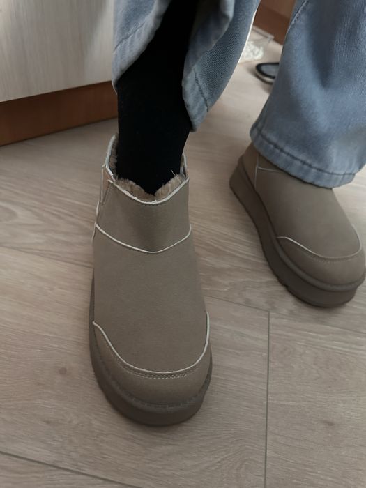 Угги бежевые