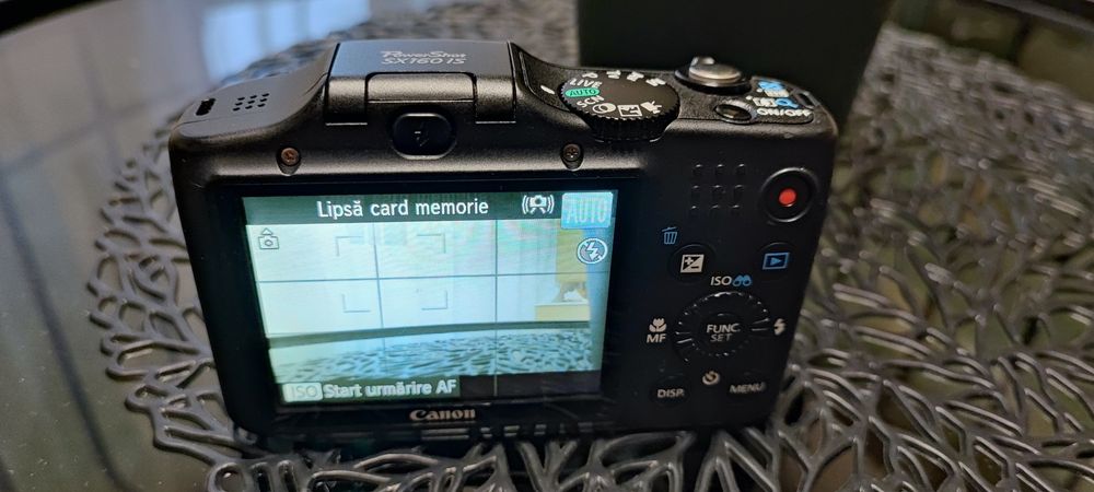 Canon SX160 IS 16 Mp, 16x , baterii AA