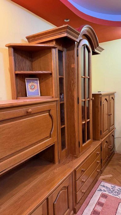 Mobilă Living / Bibliotecă Clasică din 3 Corpuri (Modulară)