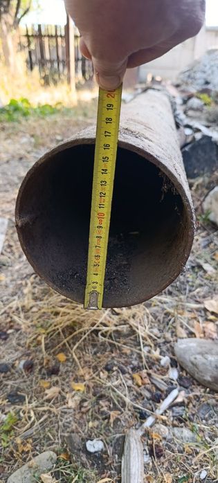 Vând țeavă pentru coș folosită de lungime 8 metri