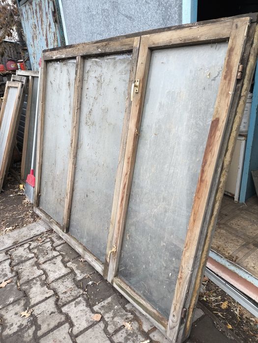 Окна деревянные, б/у