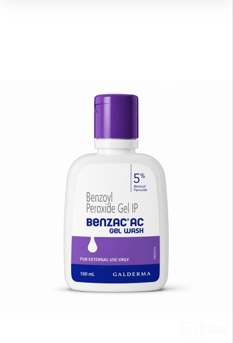 Benzac AC 5% гель для умывания от акне бензак базирон