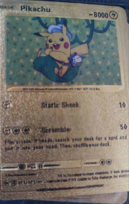 8 Cărți Pokemon Aurii