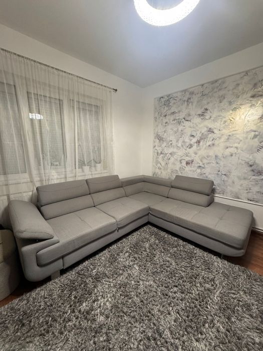 Coltar  modern , gri, extensibil 275*225*100