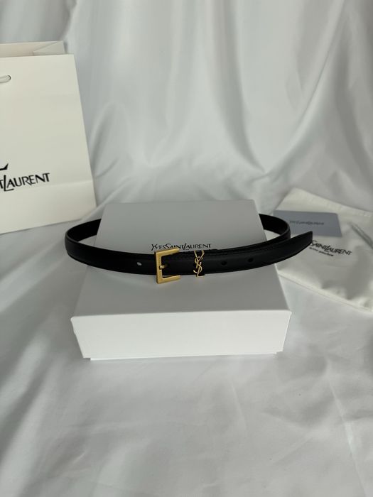 Curea ysl yves saint laurent piele naturala slim