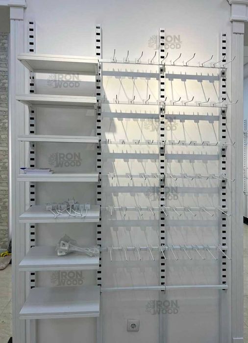 Рельсы развесы полки торговое оборудование