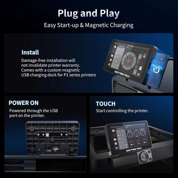 BIGTREETECH Panda Touch Ecran SMART Imprimante 3D, REDUS de la 500RON