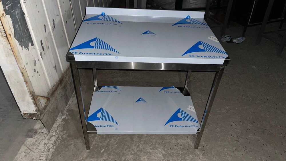 Стол из нержавейки 110×50×85 — прочный, новый, доставка