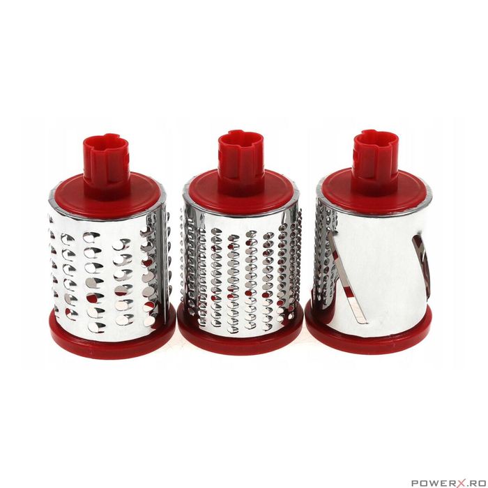 Razatoare manuala pentru legume si fructe, rosu, 26,5x12,5x24cm,