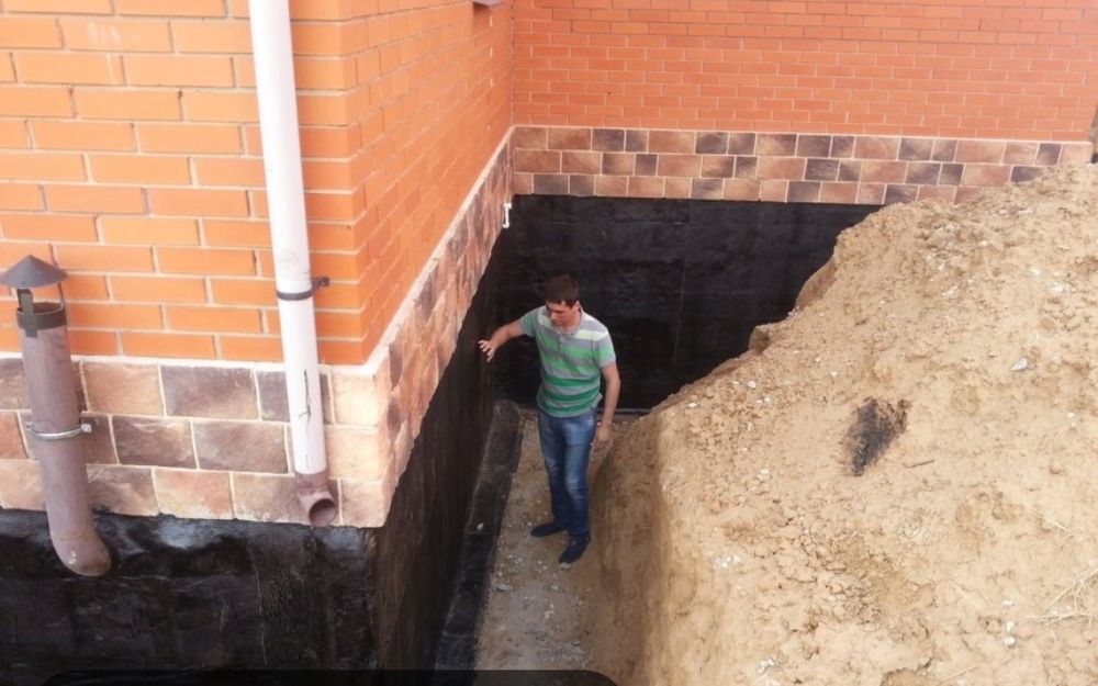 Гидроизоляция фундамента