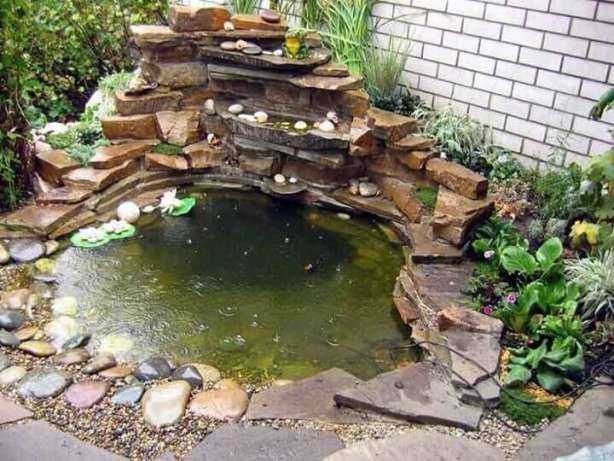 Пруд Водопад. Можно для рыбок  с пультом управления