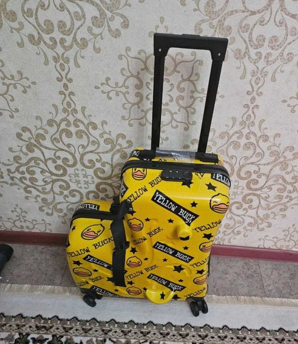 детский Чемодан каталка