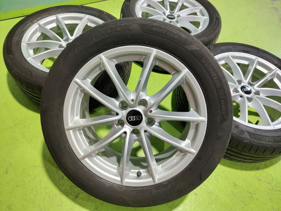 17 5x112 Audi A4 A5 A6 лети джанти 5х112 Ауди а4 а5 а6 225/50/17 летни гуми Hankook